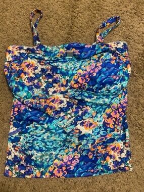 VENUS Blue Multi Floral Tankini Top 🌸🌊